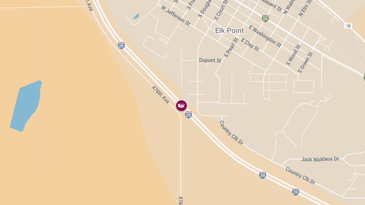 Rollover Crash on I-29 NB at Mile Marker 2 Causes Injuries