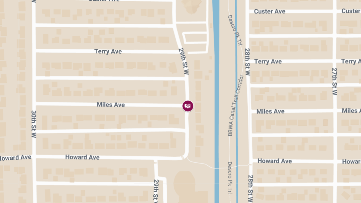Rollover Crash with Injury Reported at 29th St W & Miles Ave