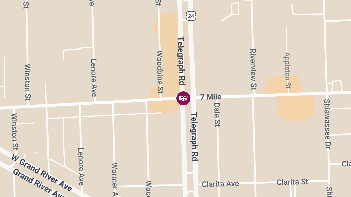 Serious Injury Crash at W Seven Mile Rd and Telegraph Rd