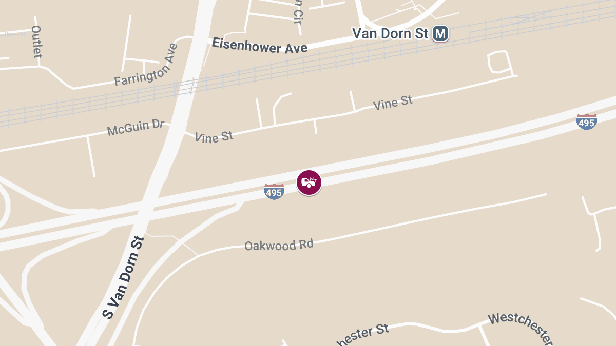 State Trooper Injured in Pursuit Crash on I-495 Near Van Dorn St