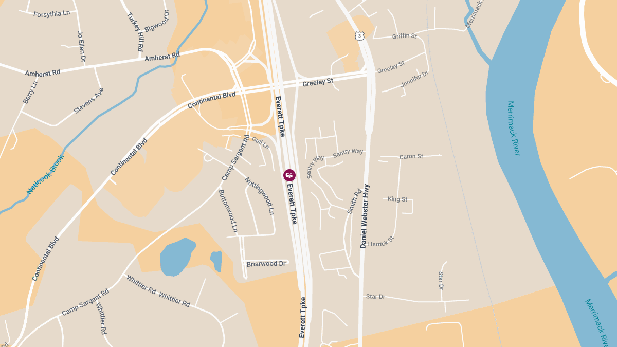 Three-Vehicle Accident With Injury on Everett Turnpike North Before Exit 10