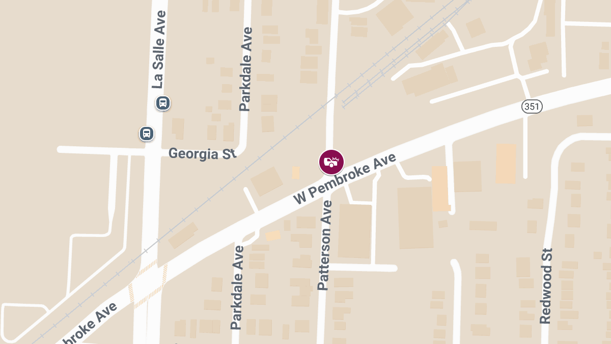 Three-Vehicle Accident with Injuries Near W Pembroke Ave & Patterson Ave