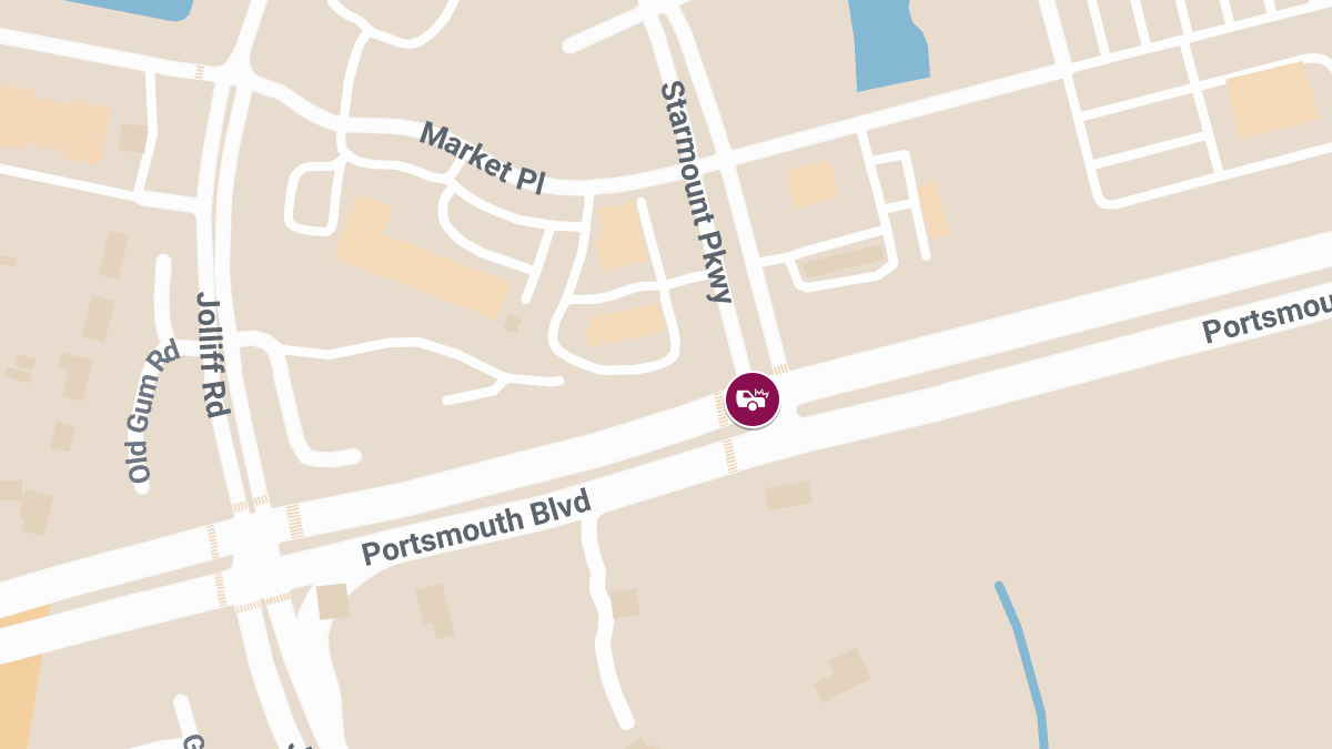 Three-Vehicle Accident with Injuries at Portsmouth Blvd and Starmount Pkwy