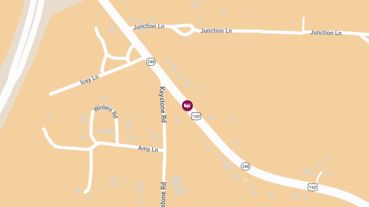 Three-Vehicle Collision With Injuries on US-160