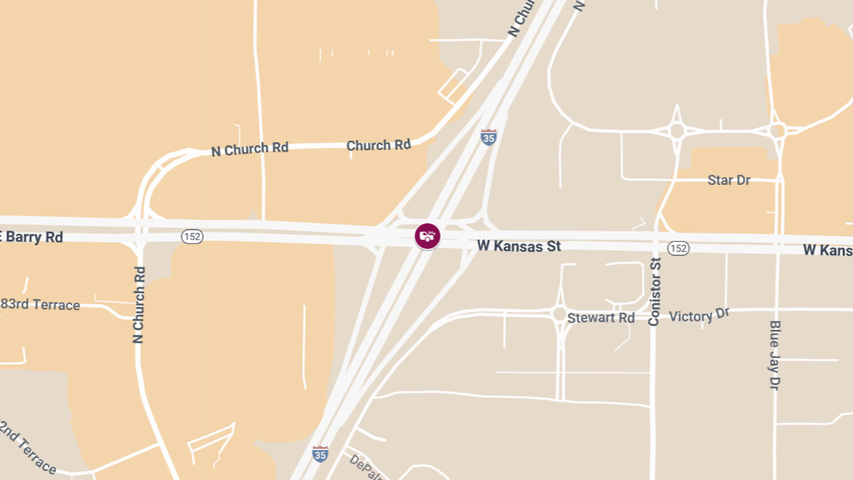 Three-Vehicle Crash on MO-152 Ramp to I-35 Leaves One Injured