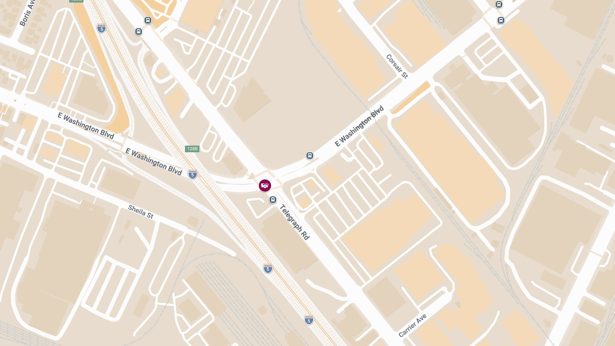 Three-Vehicle Crash with Injuries at Telegraph Rd & E Washington Blvd