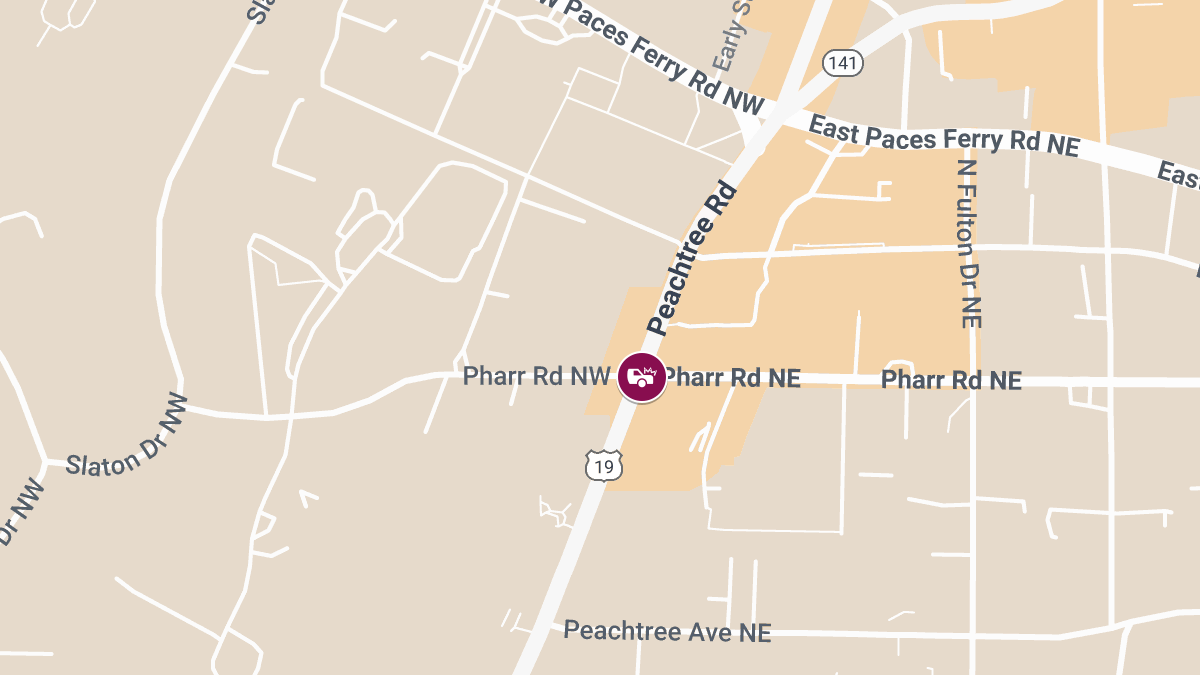 Traffic Accident With Injuries Reported at Pharr Rd NE & Peachtree Rd NE