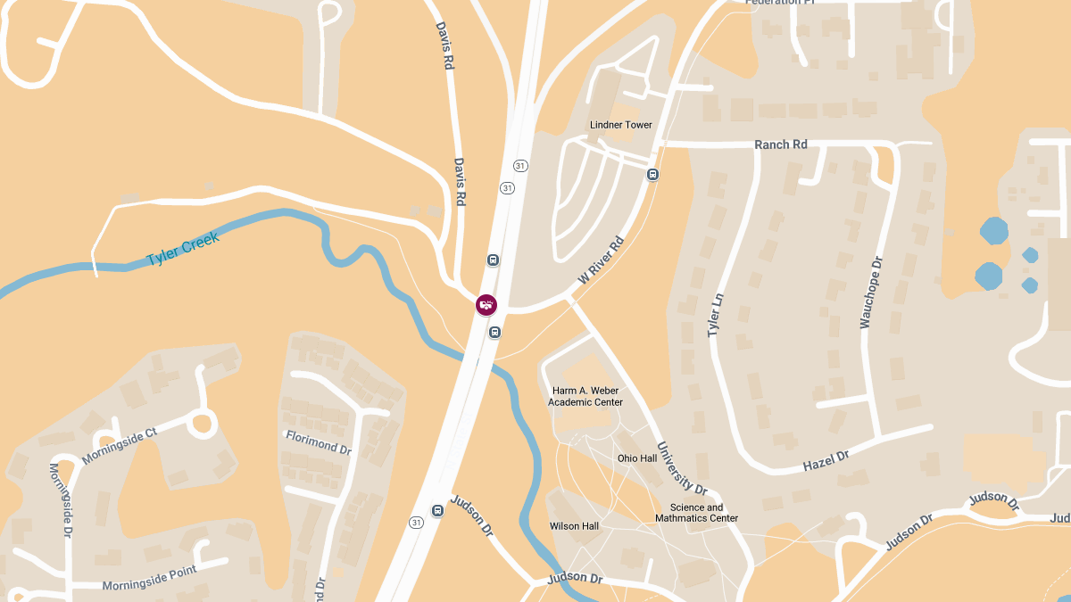 Traffic Accident With Injuries at N State St & Davis Rd
