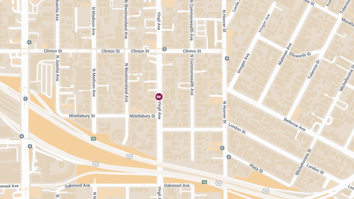 Traffic Accident With Injuries on N Virgil Ave