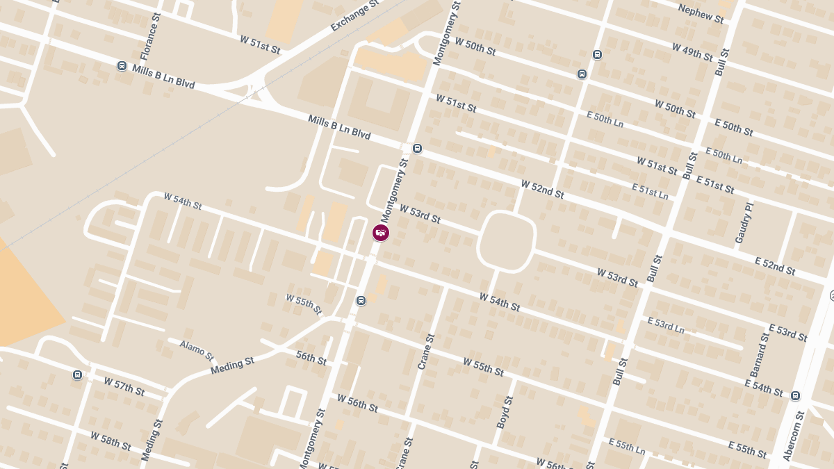 Traffic Accident With Injury at W 53rd St & Montgomery St