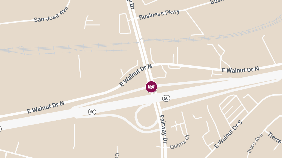 Traffic Accident with Injuries at Fairway Dr & E Walnut Dr N