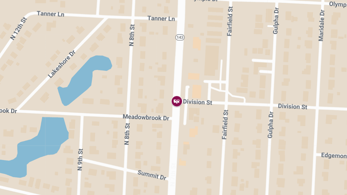 Traffic Collision With Injuries at Division St & N 7th St