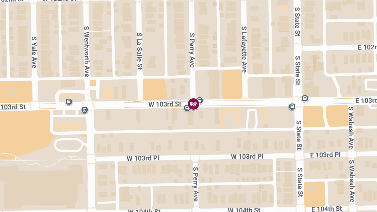 Traffic Collision With Injuries at W 103rd St & S Perry Ave