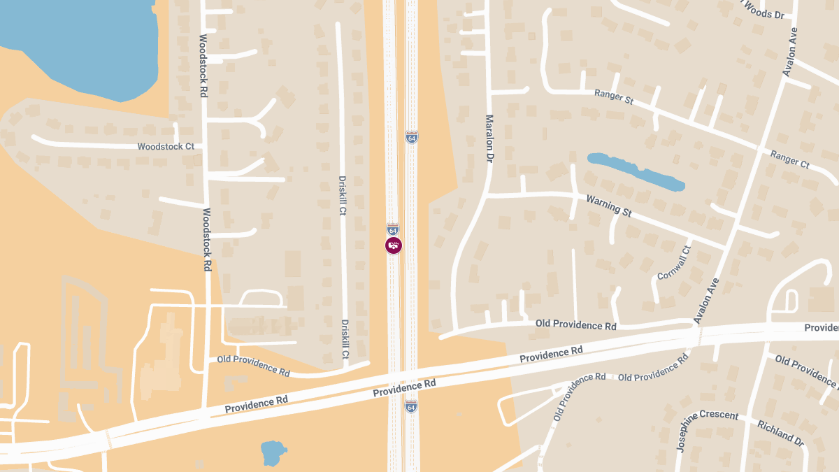 Traffic Crash With Injuries on I‑64 Near Exit 281