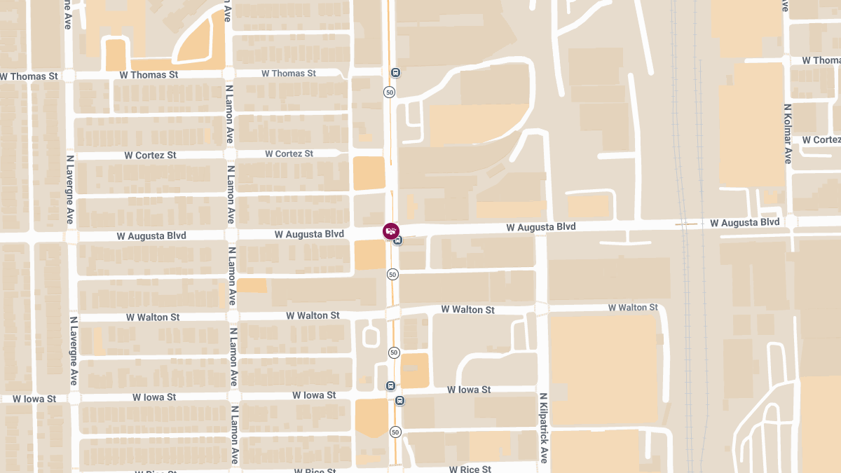 Traffic Crash With Injury Reported at Cicero Ave & Augusta Blvd