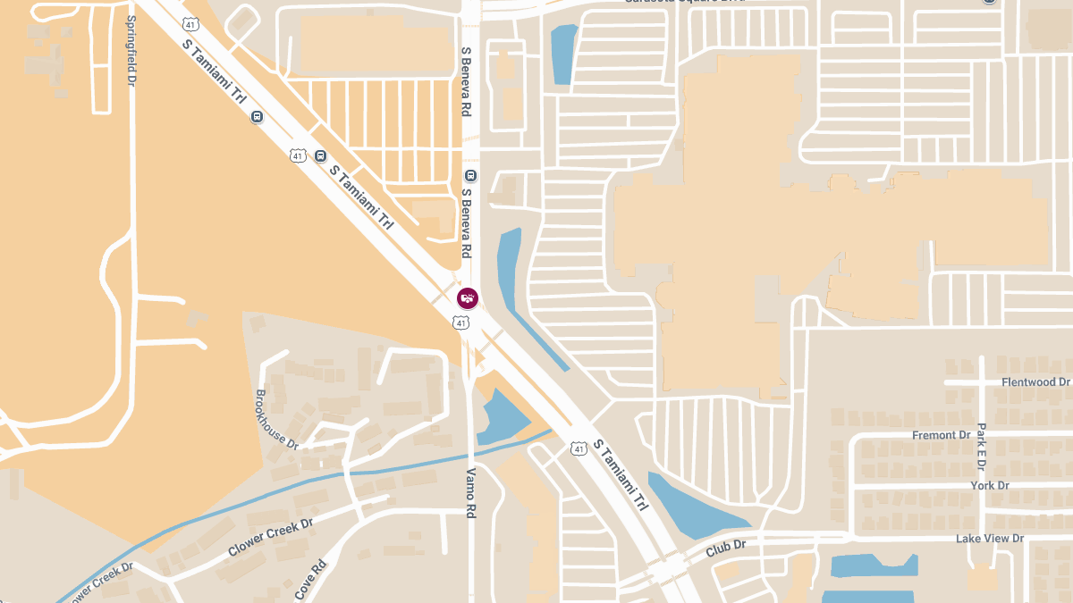 Traffic Crash with Injuries at Beneva Rd & Vamo Rd