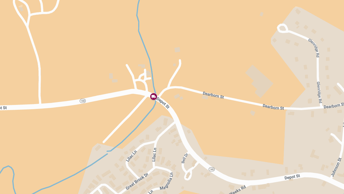Truck Accident with Injuries Reported on Route 140 at Dearborn St