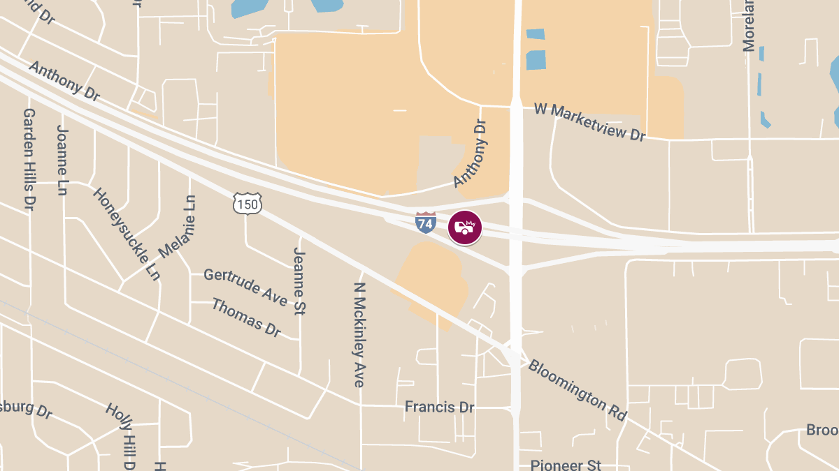 Two Injured After Crash Near I-74 and Marketview Dr