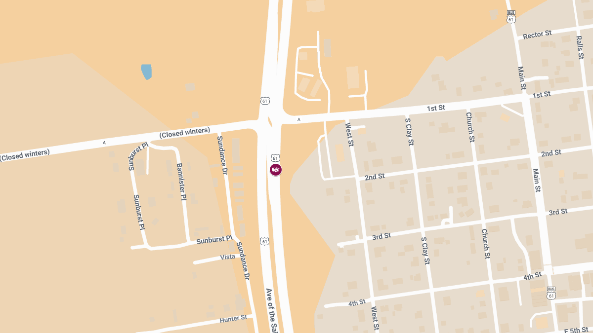 Two Injured in Crash on US-61 Near New London