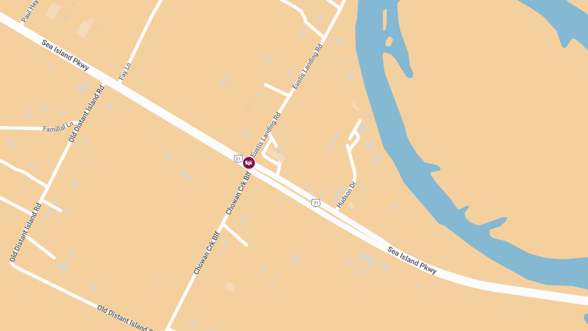 Two Killed, One Injured in Crash at Sea Island Pkwy and Eustis Landing Rd