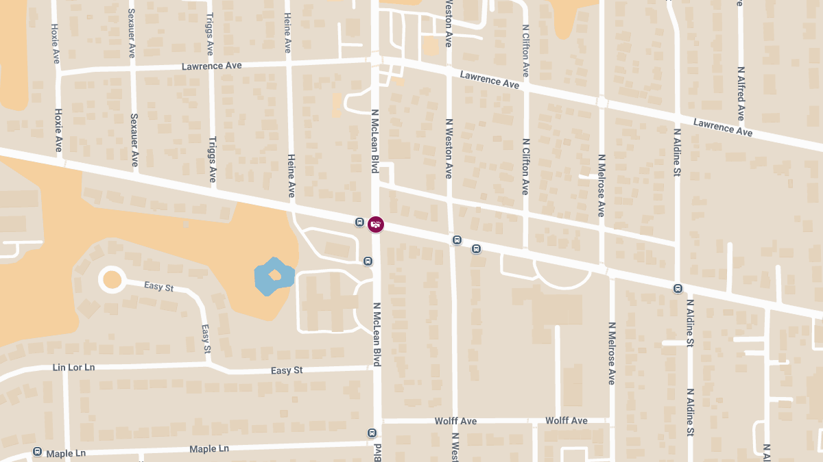 Two-Vehicle Accident With Injuries at N McLean Blvd & W Highland Ave