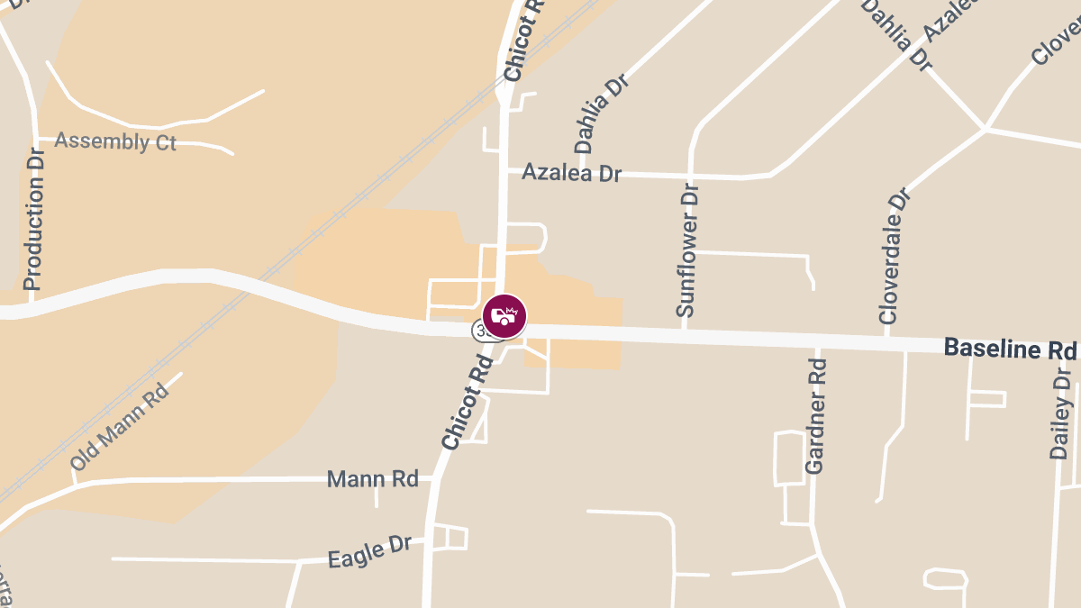 Two-Vehicle Accident at Chicot Rd & Baseline Rd Causes Injuries