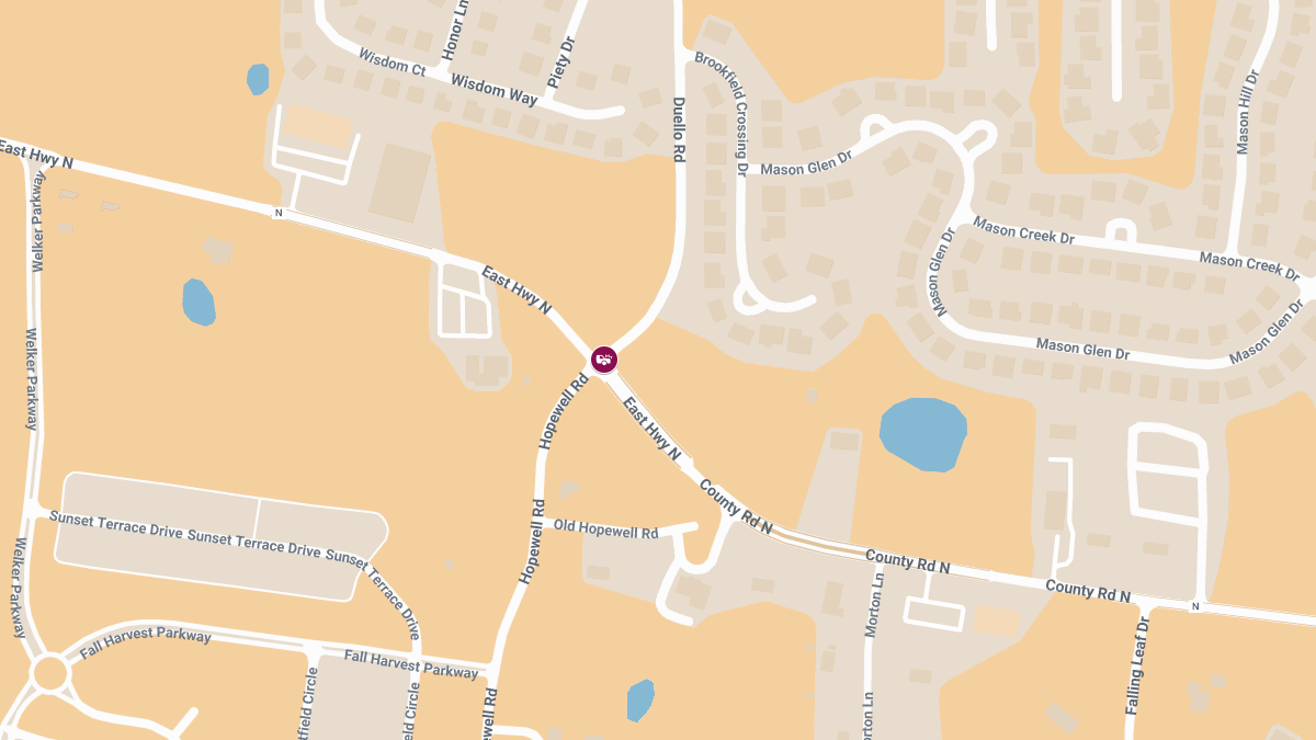 Two-Vehicle Accident on MO-N at Duello Rd Leaves One Injured