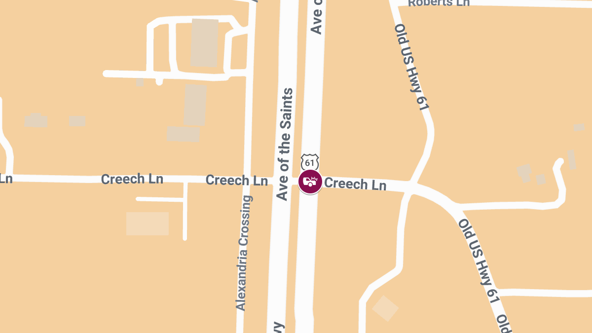 Two-Vehicle Accident on US-61 at Creech Ln Results in Injuries