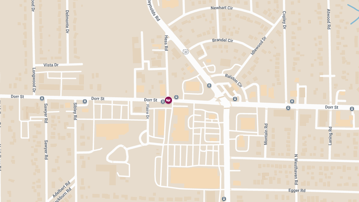 Two-Vehicle Accident with Injuries at Dorr St and Hess Rd