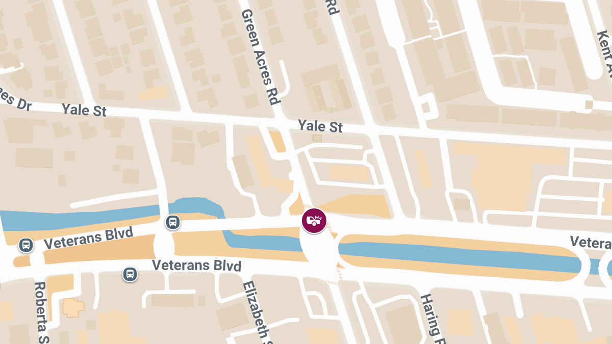 Two-Vehicle Accident with Injuries at Veterans Blvd and Green Acres Rd