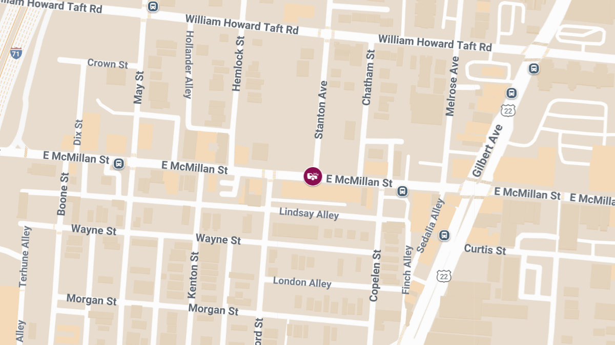 Two-Vehicle Collision With Injuries Reported on E McMillan St
