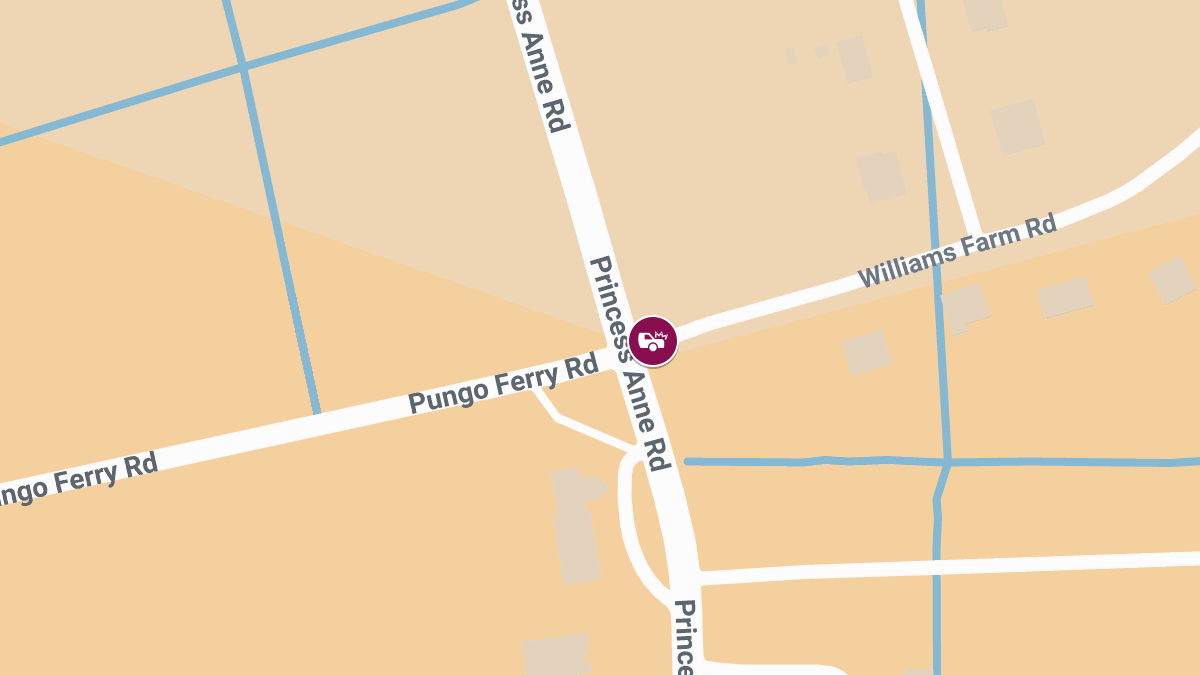 Two-Vehicle Collision at Princess Anne Rd & Pungo Ferry Rd Leaves Injuries