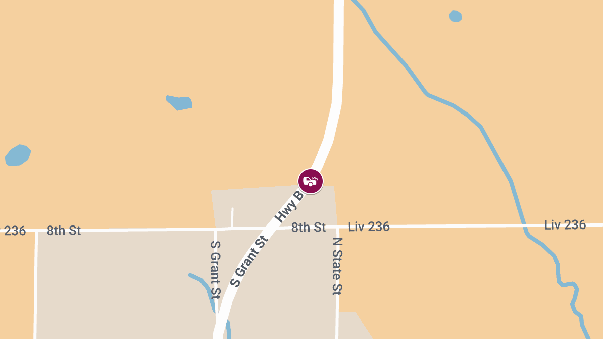 Two-Vehicle Collision on Hwy B Near LaGrange Injures One