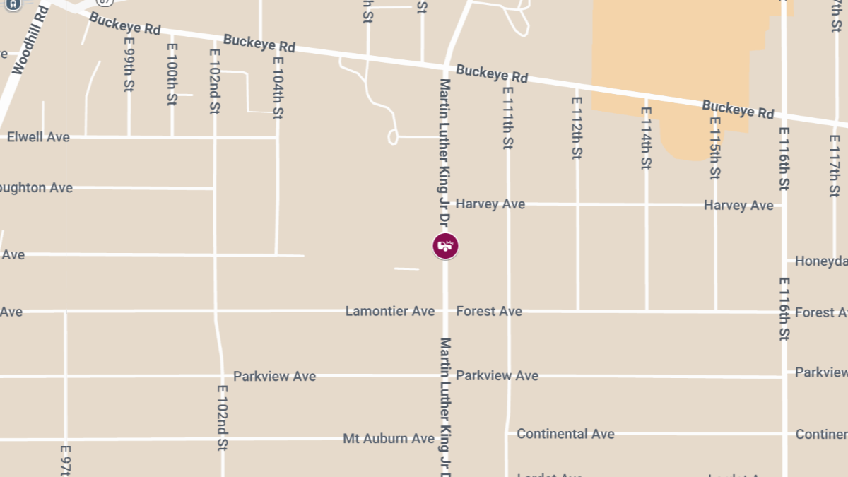 Two-Vehicle Collision with Injury on Martin Luther King Jr Dr