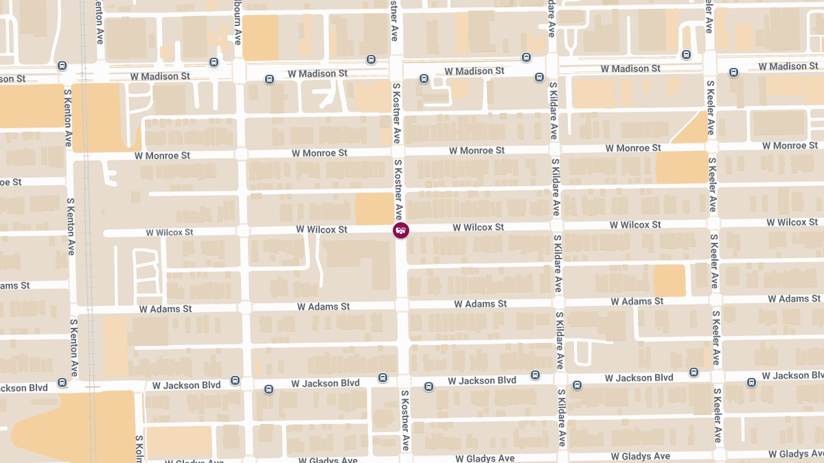 Two-Vehicle Crash With Injuries Reported at Kostner Ave & Wilcox St