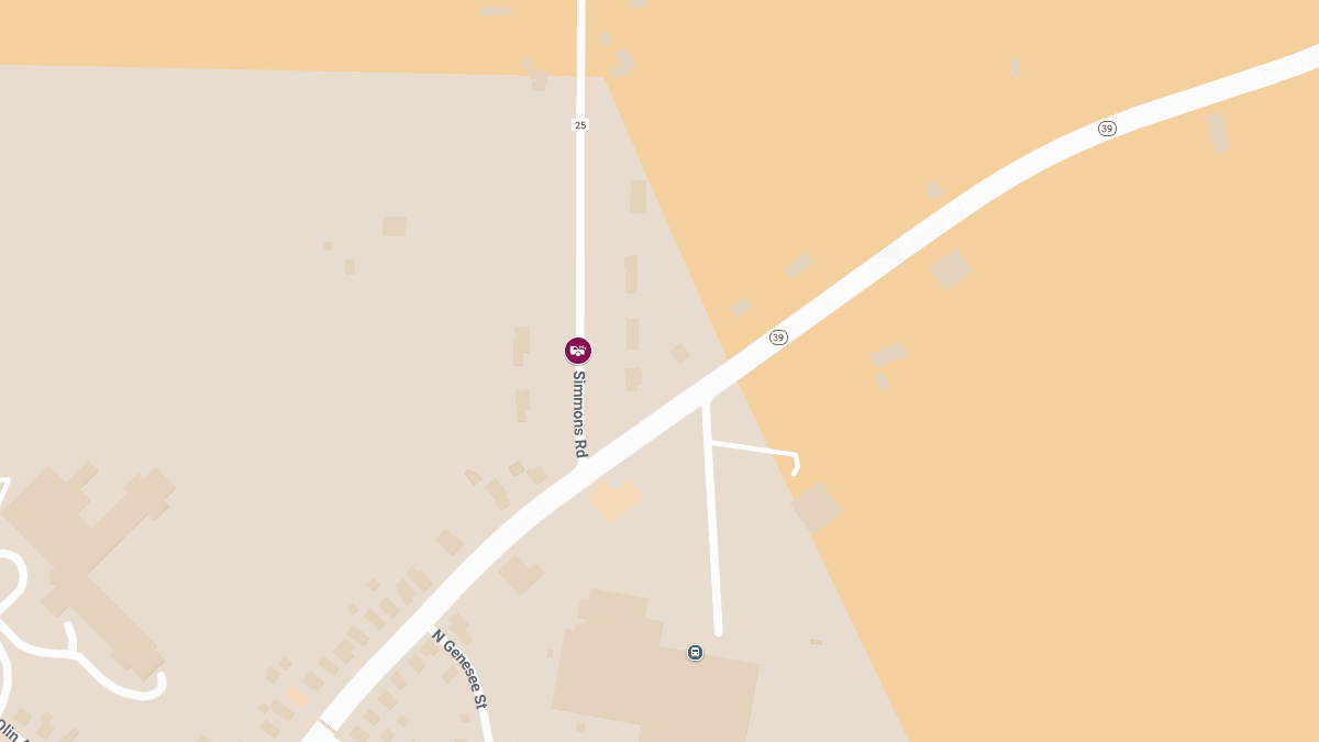 Two-Vehicle Crash at 3102 Simmons Rd Sends One to Hospital