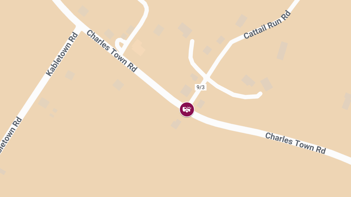 Two-Vehicle Crash on Charles Town Rd at Cattail Run Rd Leaves One Injured