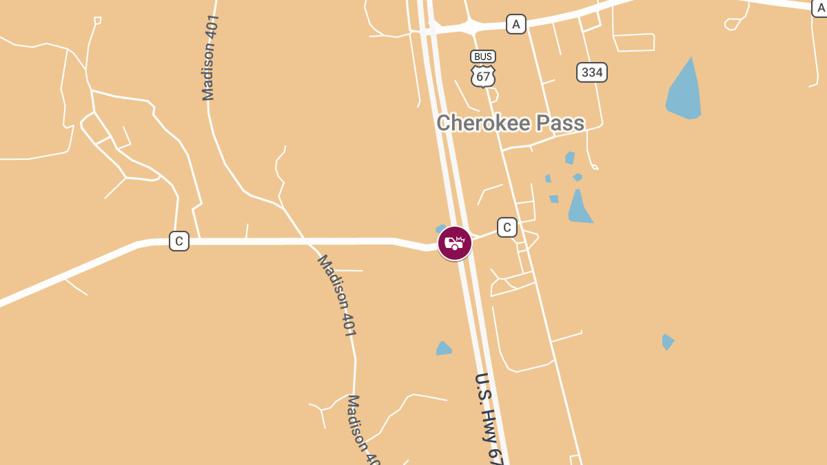 Two-Vehicle Crash on US 67 at Route C Leaves Two Injured