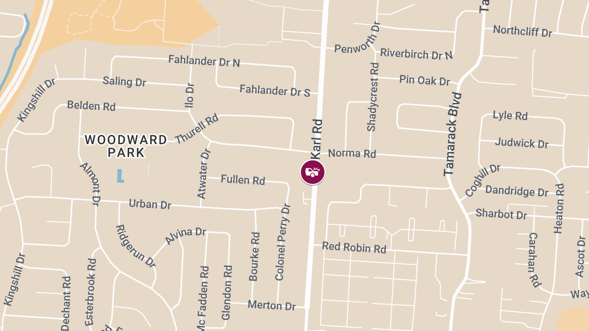 Two-Vehicle Crash with Entrapment on Karl Rd