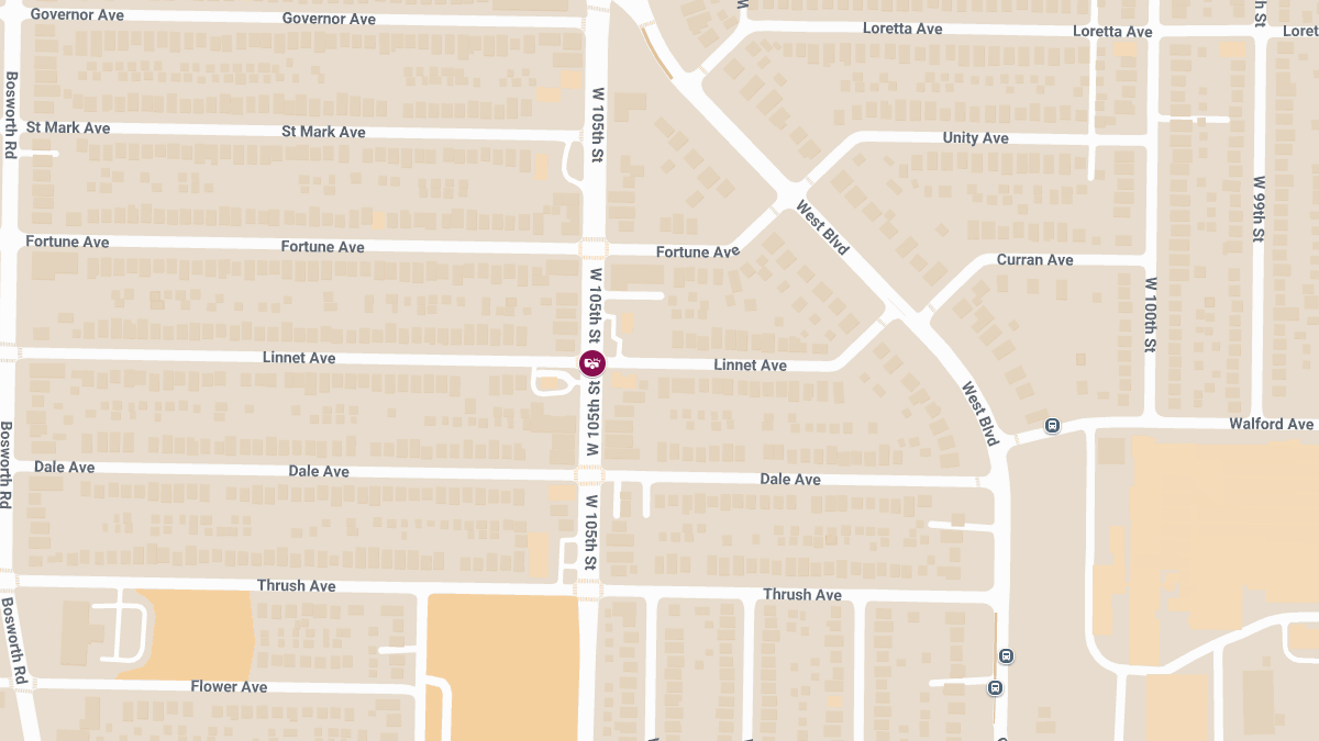 Two-Vehicle Crash with Injuries Reported Near Lynette Ave & E 105th St