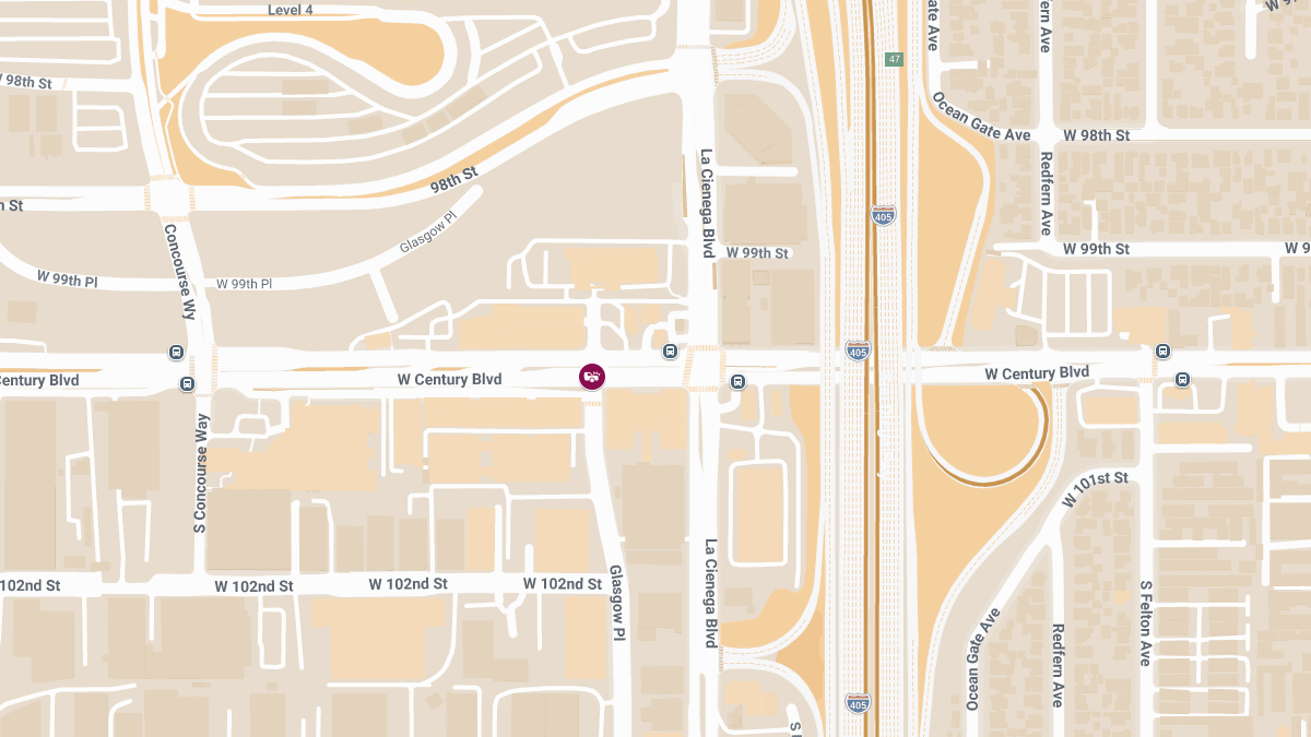 Two-Vehicle Crash with Injuries at Glasgow Pl & W Century Blvd