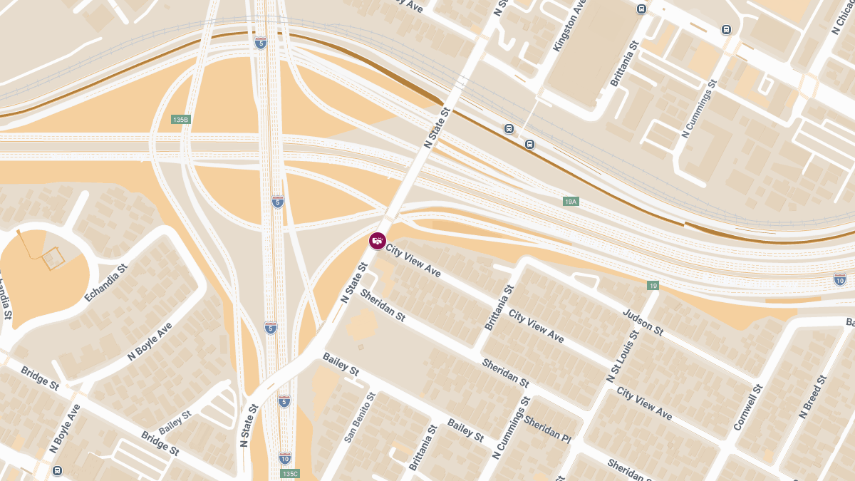 Two-Vehicle Crash with Injuries at N State St & City View Ave