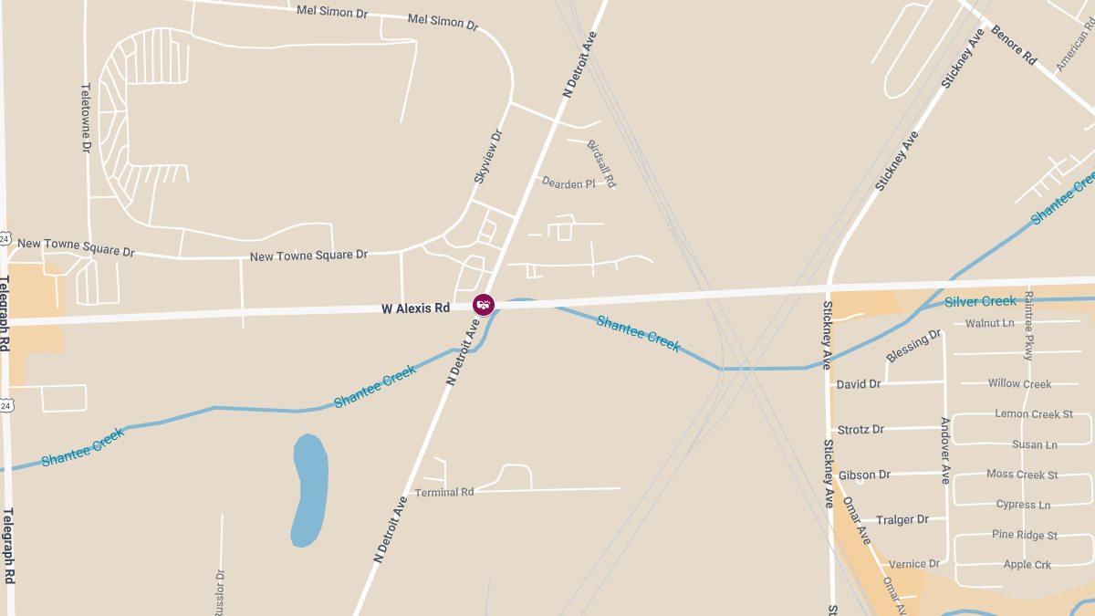 Two-Vehicle Injury Collision Blocks Roadway at Alexis Rd & Detroit Ave