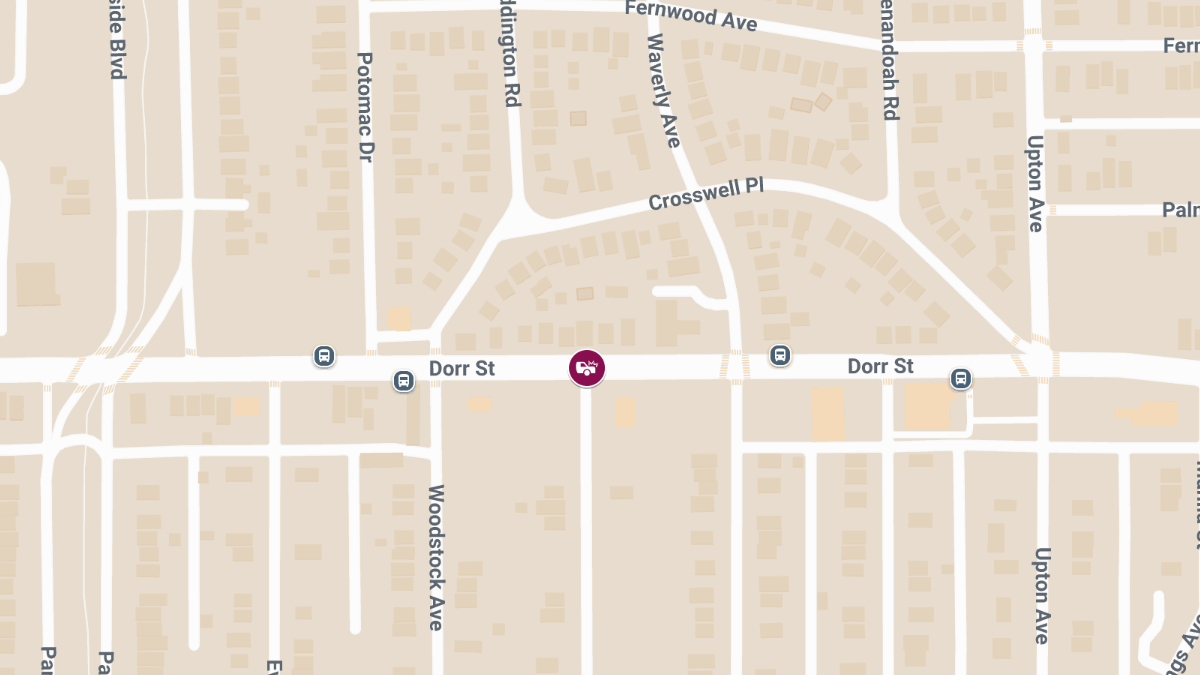 Two-Vehicle Injury Crash at Dorr St & Marmion Ave