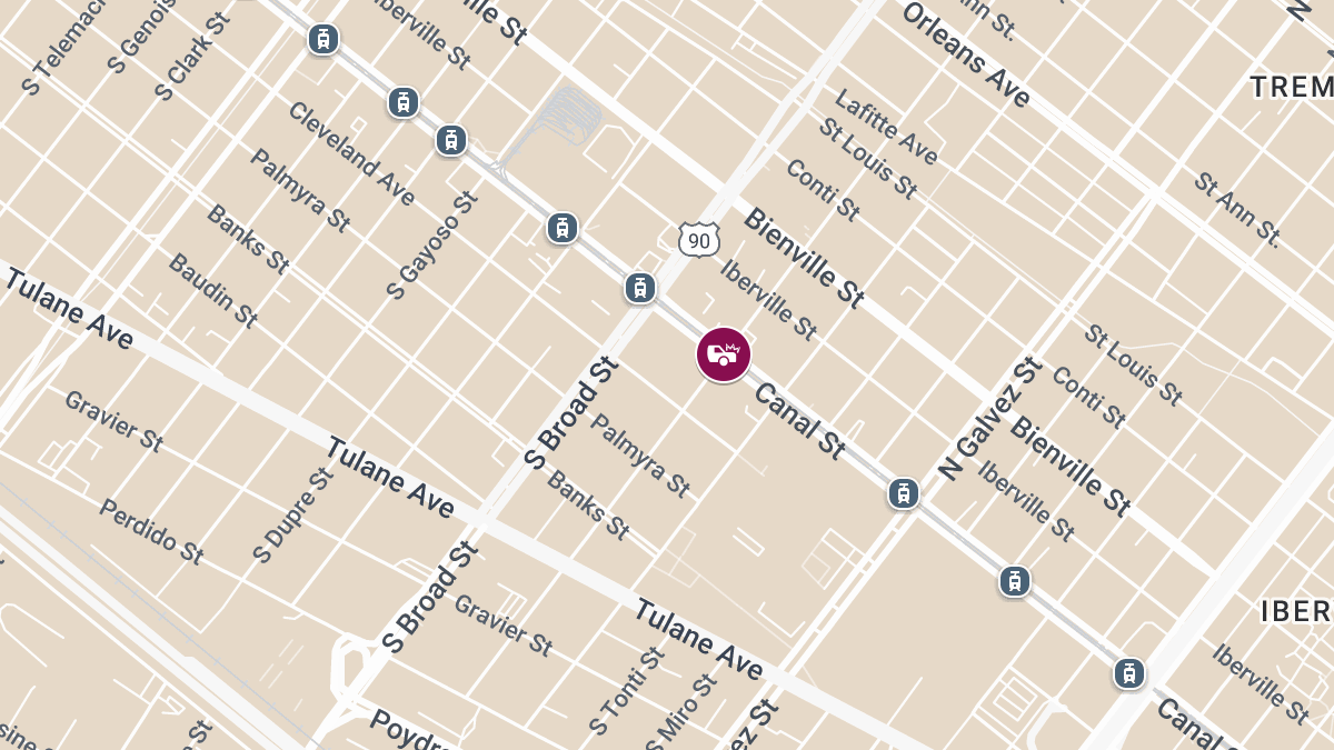 Unrestrained Driver Injured in 2-Vehicle Accident on Canal St