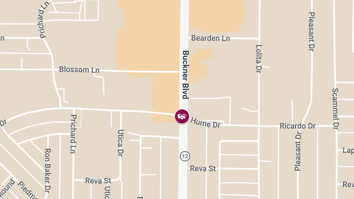 Vehicle Accident With Injuries Reported at S Buckner Blvd & Hume Dr