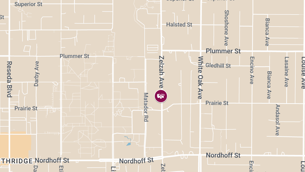 Vehicle Accident with Injuries Reported on Zelzah Ave