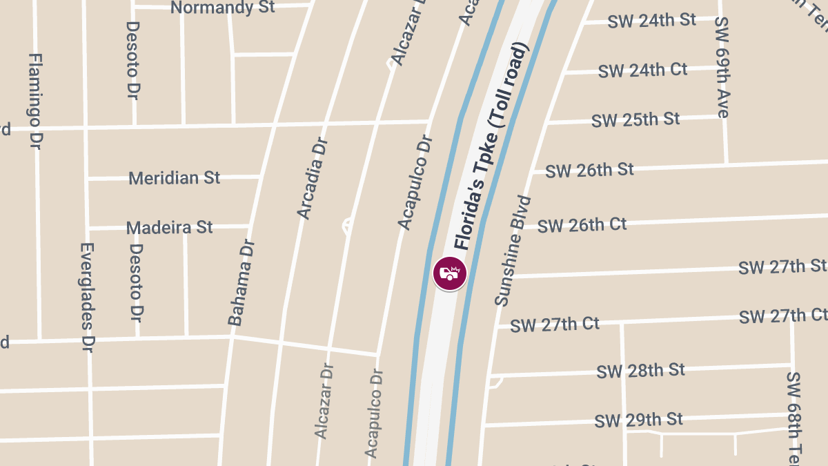 Vehicle Accident with Injuries on Florida’s Turnpike NB Near Mile Marker 46