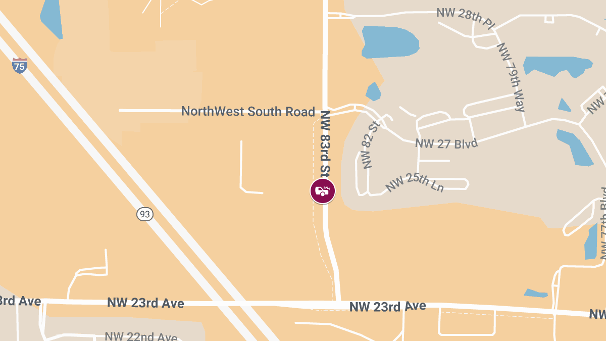 Vehicle Accident with Injuries on NW 83rd St in Gainesville