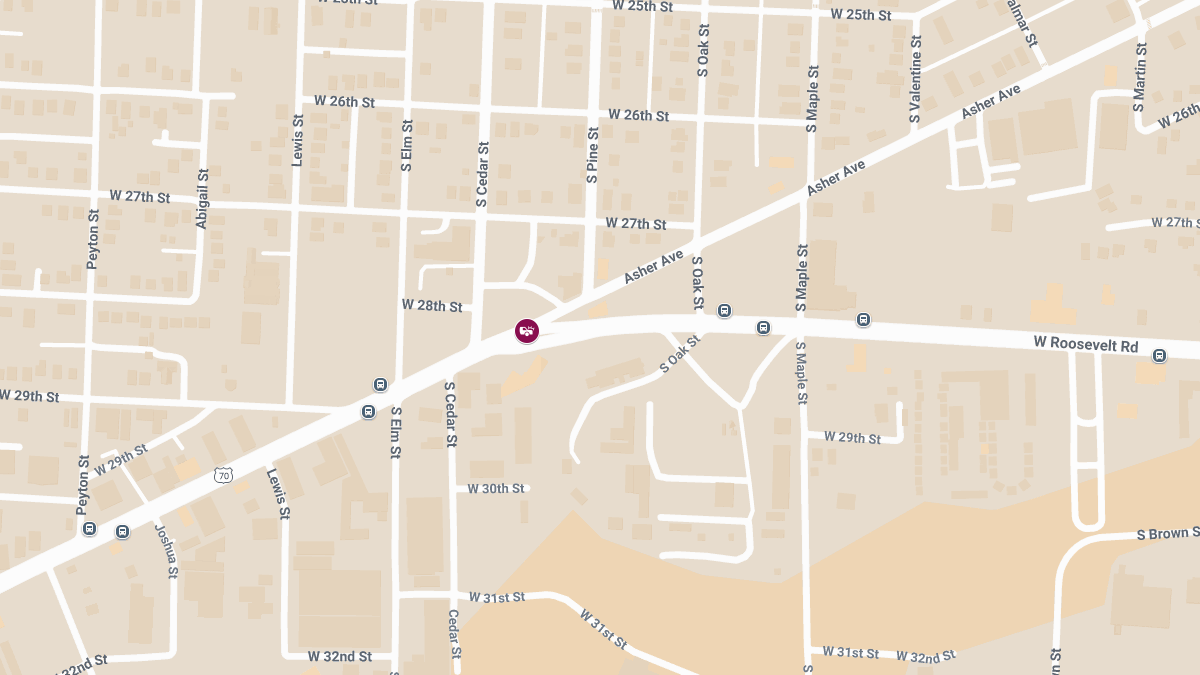 Vehicle Collision With Injuries and Fluid Leak at Asher Ave & W Roosevelt Rd